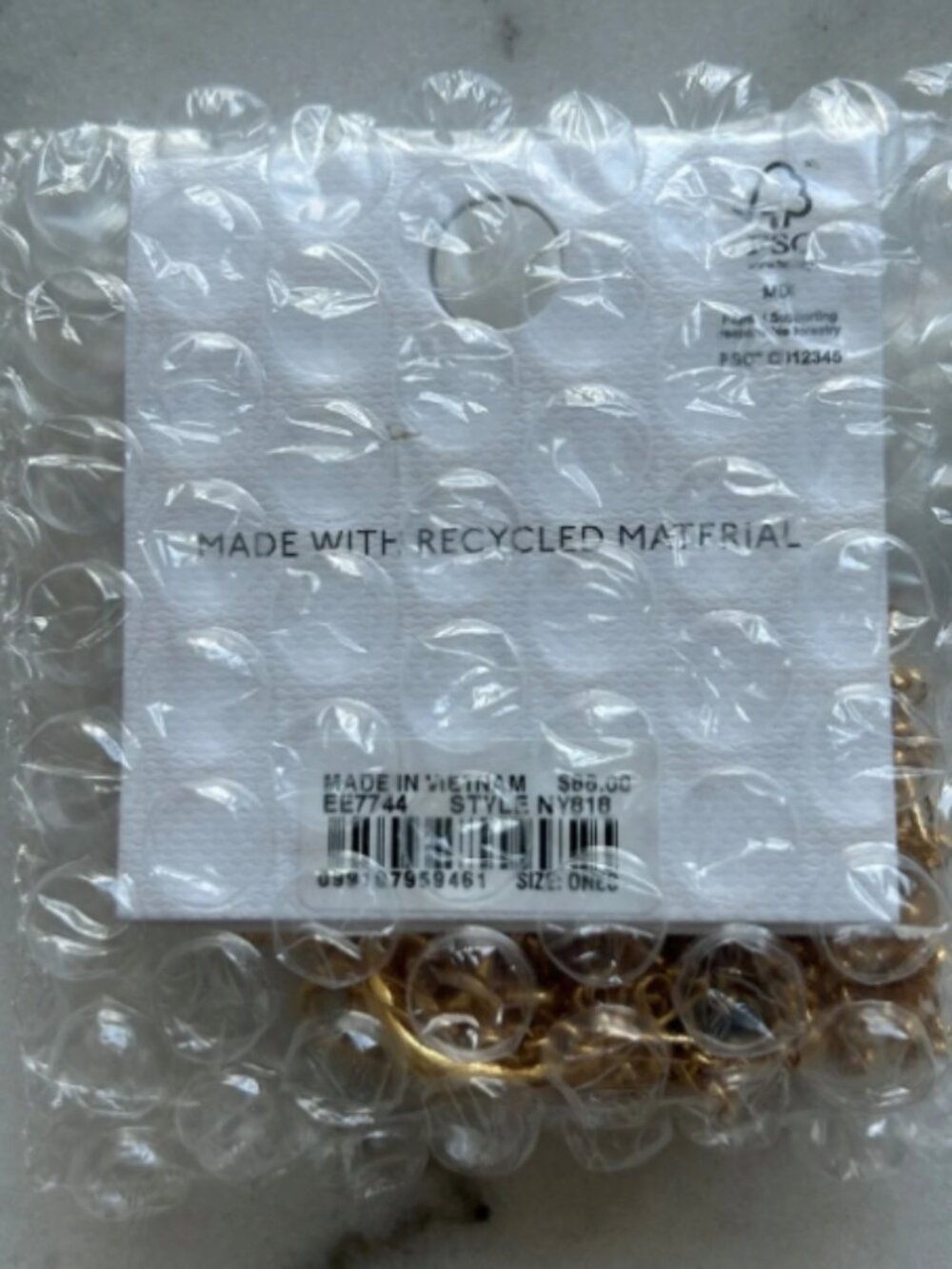 NWT Madewell Semiprecious Graduated Chain Charm Necklace - Picture 5 of 5